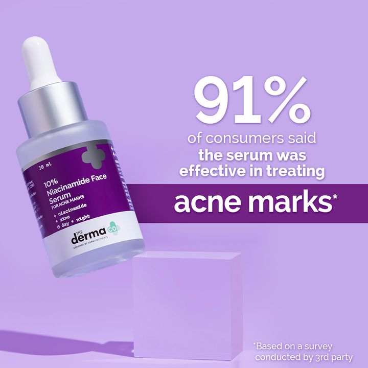 The Derma Co. 10% Niacinamide Serum For Pores And Acne Marks, 30 ml 3 The Derma Co. 10% Niacinamide Serum For Pores And Acne Marks, 30 ml