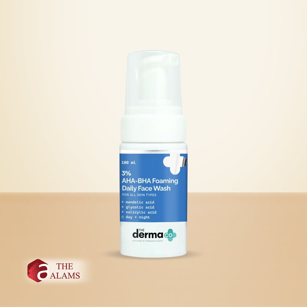 The Derma Co. 3% AHA BHA Foaming Daily Face Wash For Oily Acne Prone Skin, 100 ml 1 The Derma Co. 3% AHA BHA Foaming Daily Face Wash For Oily Acne Prone Skin, 100 ml