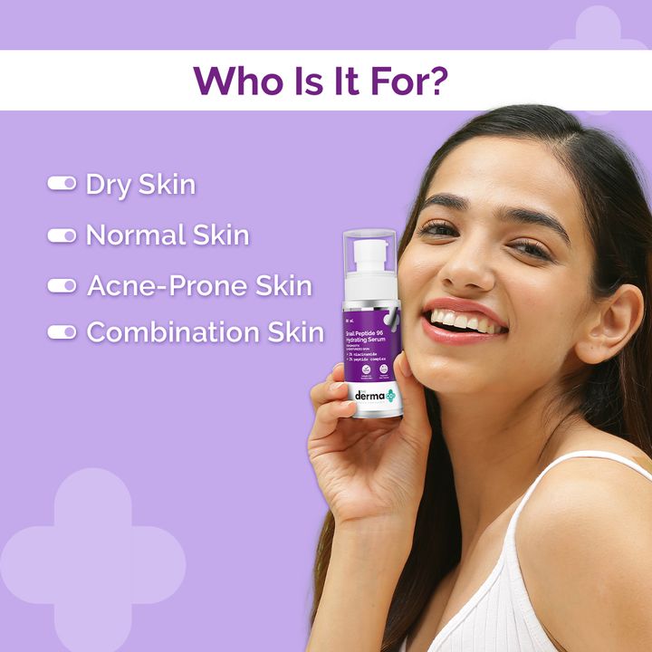 The Derma Co. Snail Peptide 96 Hydrating Serum, 30 ml 2 The Derma Co. Snail Peptide 96 Hydrating Serum, 80 ml