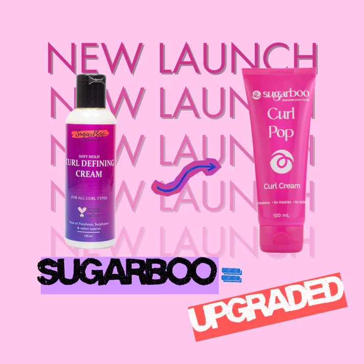 SugarBoo Curls Soft Hold Curl Defining Hair Cream Mini, 100 ml 2 SugarBoo Curls Soft Hold Curl Defining Hair Cream Mini, 100 ml - Image 2