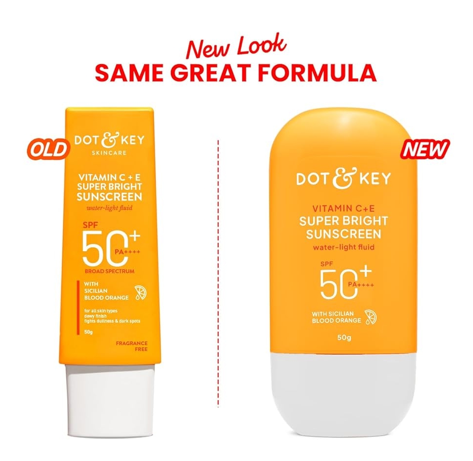 Dot & Key Vitamin C + E Super Bright Sunscreen SPF 50+ PA++++, 50 g 2 Dot & Key Vitamin C + E Super Bright Sunscreen SPF 50+ PA++++, 50 g - Image 2