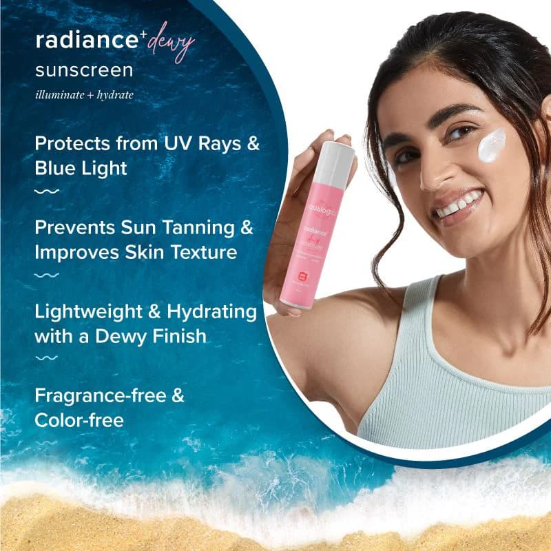 Aqualogica Radiance+ Dewy Sunscreen SPF 50+ PA+++, 50 g 2 Aqualogica Radiance+ Dewy Sunscreen SPF 50+ PA+++, 50 g