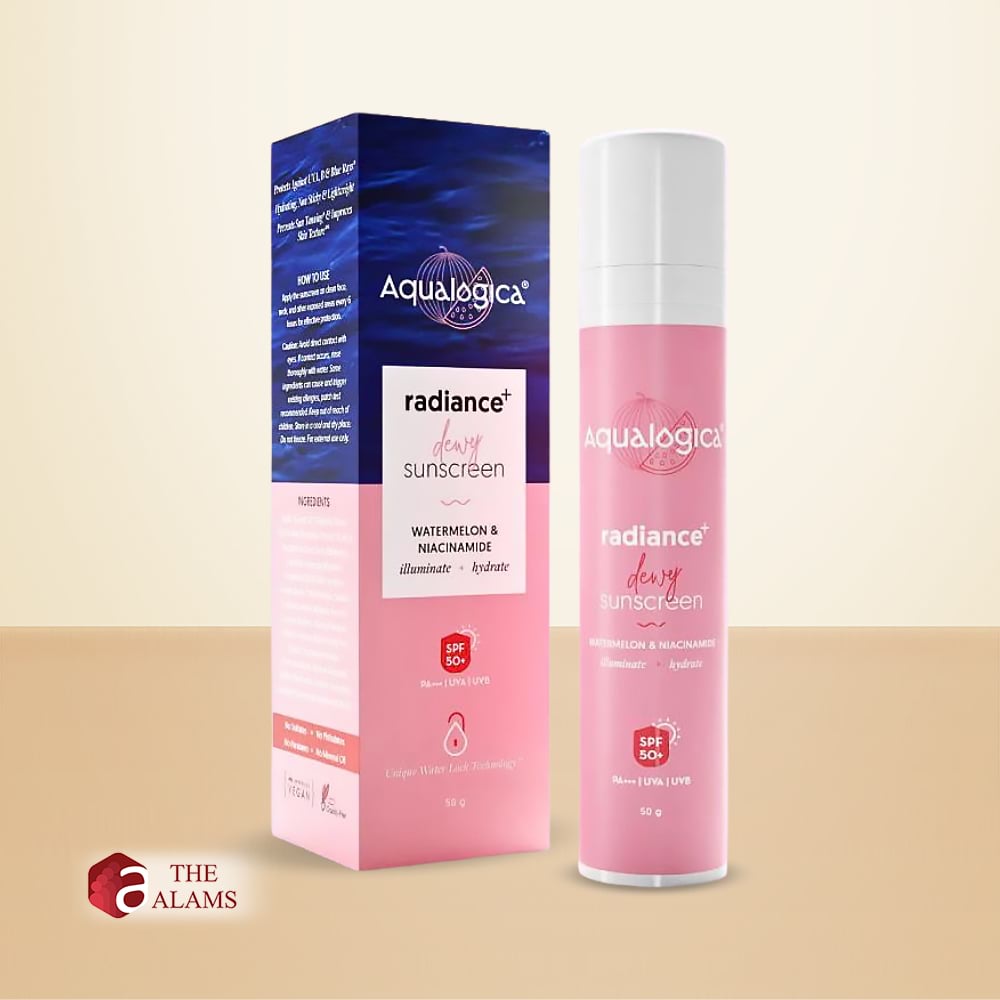Aqualogica Radiance+ Dewy Sunscreen SPF 50+ PA+++, 50 g 1 Aqualogica Radiance+ Dewy Sunscreen SPF 50+ PA+++, 50 g