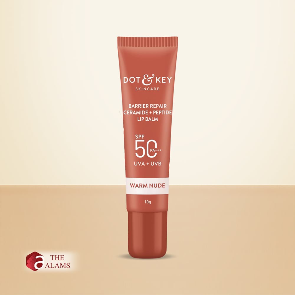 Dot & Key Ceramide Peptide Tinted Lip Balm SPF 50- Warm Nude, 10 g 1 Dot & Key Ceramide Peptide Tinted Lip Balm SPF 50- Warm Nude, 10 g