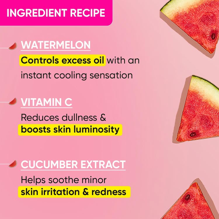 Dot & Key Watermelon Cooling Gel Face Wash, 100 ml 4 Dot & Key Watermelon Superglow Gel Face Wash, 100 ml