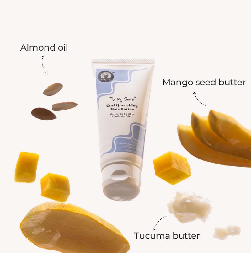 Fix My Curls Curl Quenching Leave In Hair Butter, 100 g 4 Fix My Curls Curl Quenching Leave In Hair Butter, 100 g