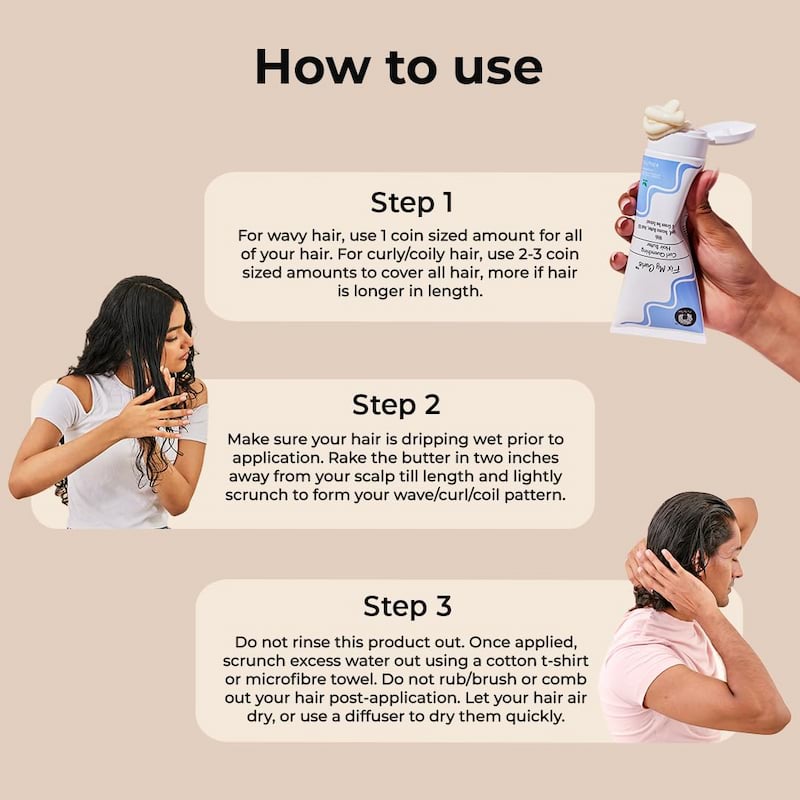Fix My Curls Curl Quenching Leave In Hair Butter, 100 g 5 Fix My Curls Curl Quenching Leave In Hair Butter, 100 g