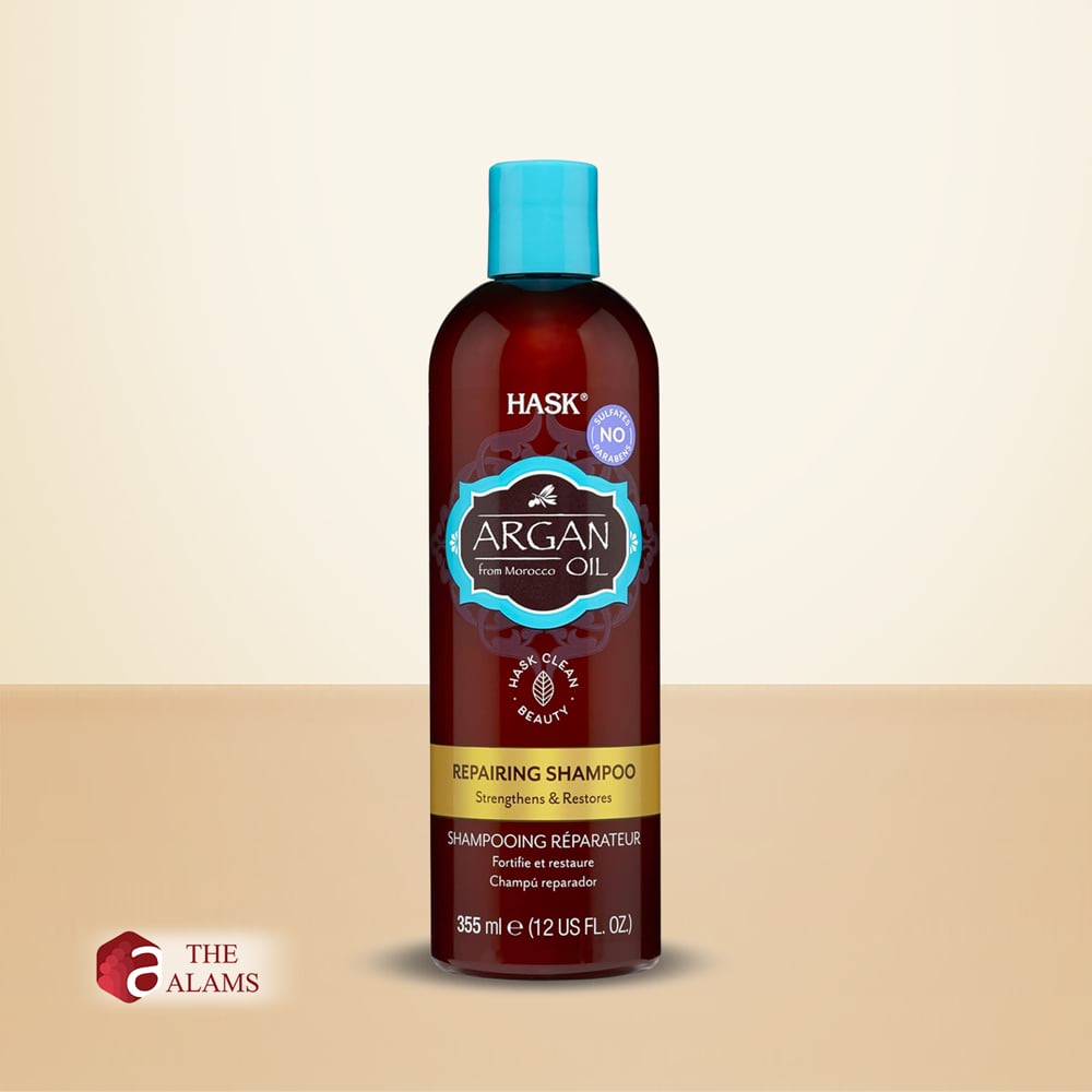 Hask Argan Oil Repairing Shampoo For Dry Damaged Hair, 355 ml 1 Hask Argan Oil Repairing Shampoo, 355 ml