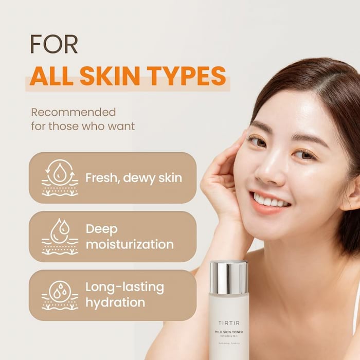 Tirtir Milk Toner Mini For Dehydrated Skin, 20 ml 3 Tirtir Milk Toner