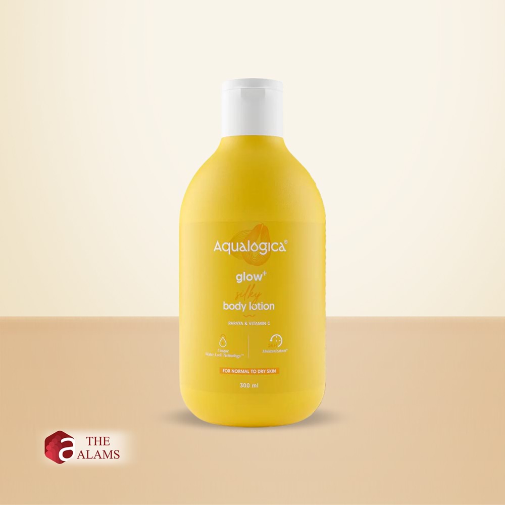 Aqualogica Glow+ Silky Body Lotion For Normal To Dry Skin, 300 ml 1 Aqualogica Glow+ Silky Body Lotion For Normal To Dry Skin, 300 ml