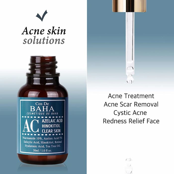 Cos De BAHA Azelaic Acid 5% Hinokitiol Serum, 30 ml 2 Cos De BAHA Azelaic Acid 5% Hinokitiol Serum, 30 ml - Image 2