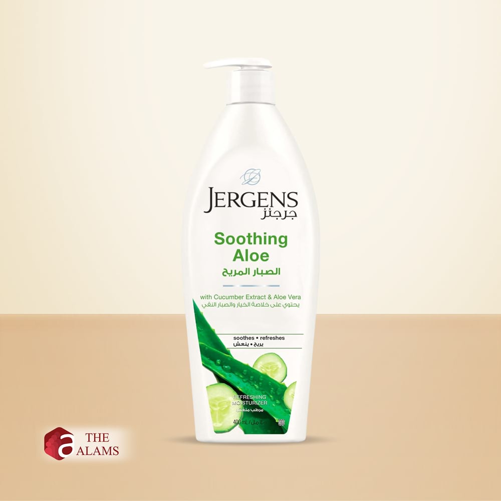 Jergens Soothing Aloe Refreshing Body Lotion, 400 ml 1 Jergens Soothing Aloe Refreshing Body Lotion, 400 ml