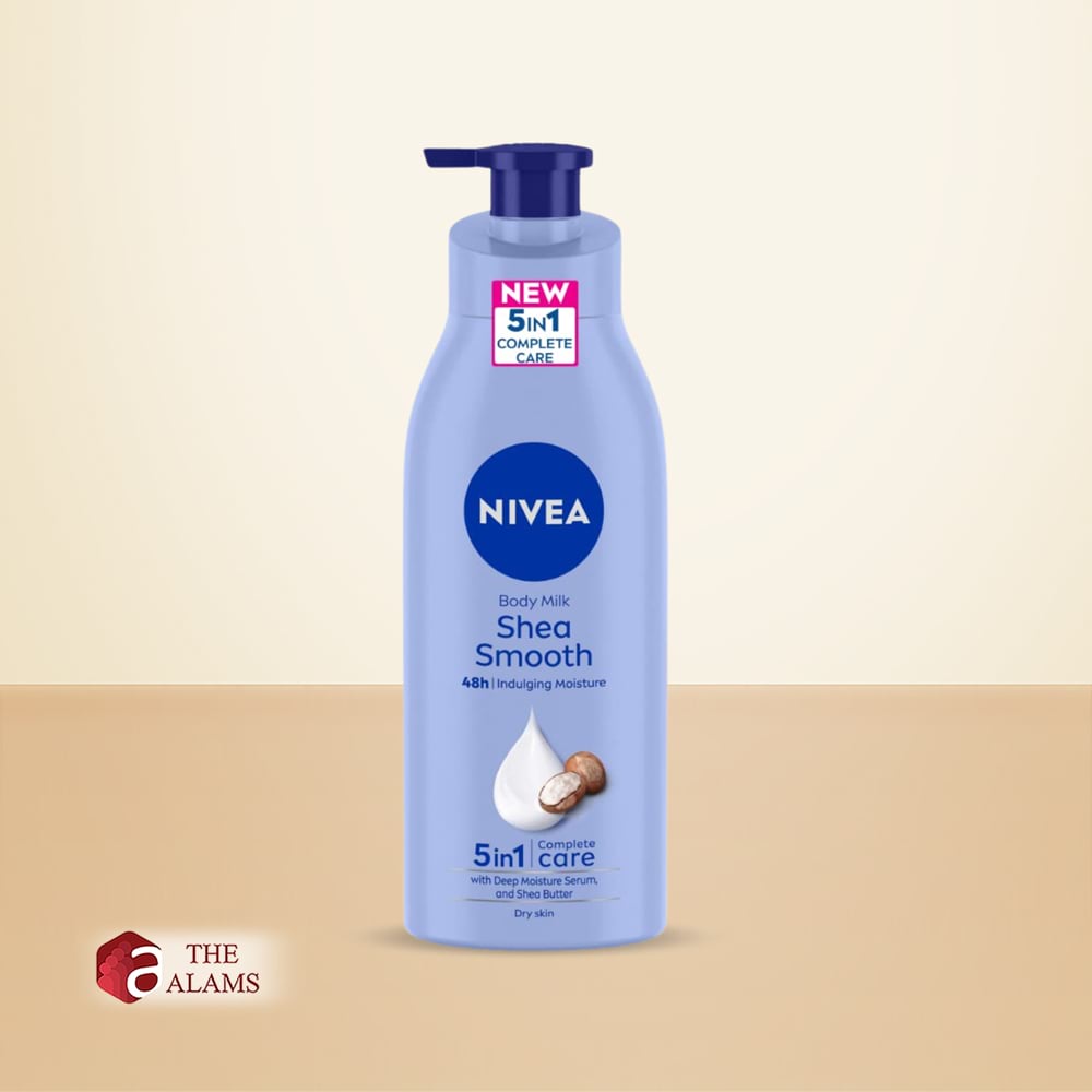 Nivea Shea Smooth Body Milk For Dry Skin, 400 ml 1 Nivea Shea Smooth Body Milk For Dry Skin, 400 ml