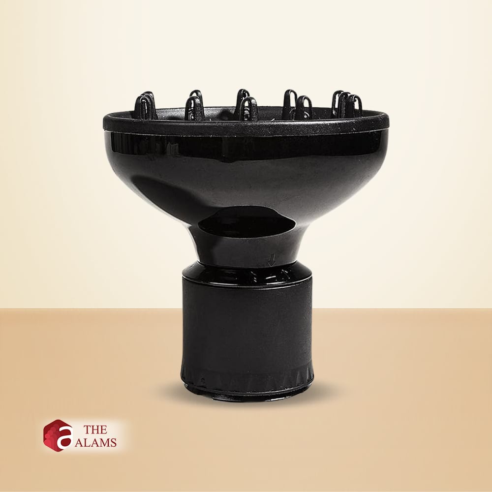 Universal Hairdryer Diffuser Attachment, Color Black 1 Universal Hairdryer Diffuser Attachment, Color Black