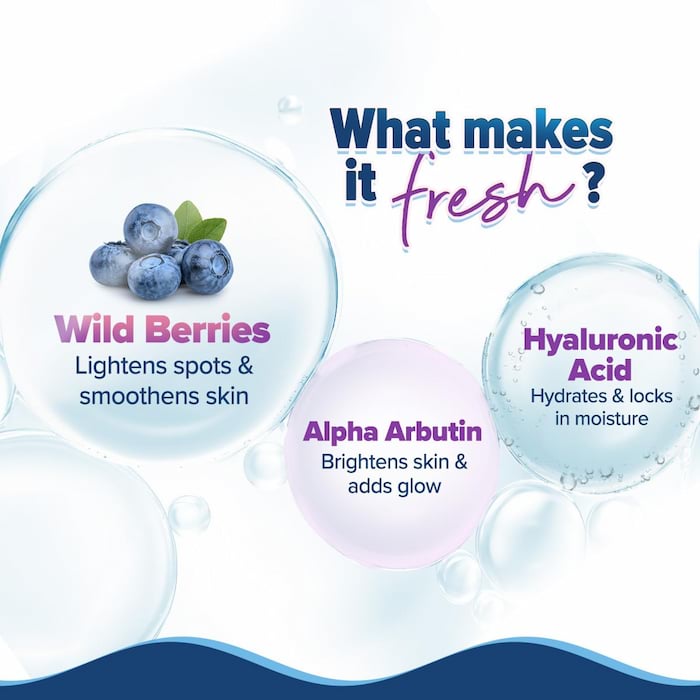 Aqualogica Illuminate+ Hydra Gel Moisturizer With Wild Berries And Alpha Arbutin, 200 g 4 Aqualogica Illuminate+ Hydra Gel Moisturizer With Wild Berries And Alpha Arbutin, 200 g - Image 4