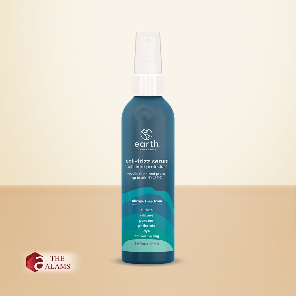Earth Clean Beauty Anti Frizz Hair Serum With Heat Protectant, 177 ml 1 Earth Clean Beauty Anti Frizz Hair Serum With Heat Protectant, 177 ml