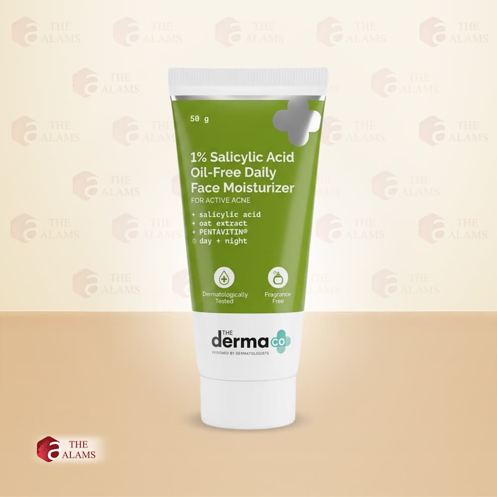 The Derma Co. 1% Salicylic Acid Oil Free Moisturizer For Acne, 50 g 1 The Derma Co. 1% Salicylic Acid Oil Free Moisturizer For Acne, 50 g