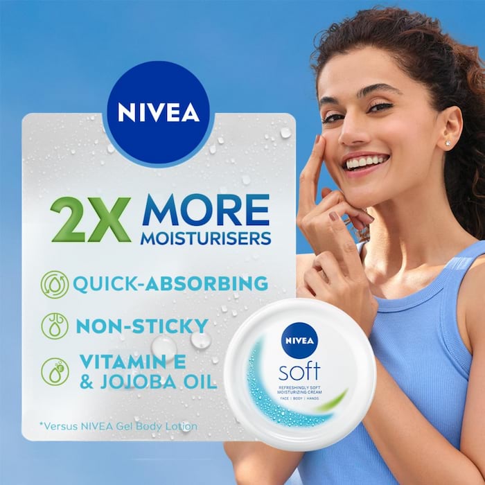 Nivea Soft Moisturising Cream, 50 ml 2 Nivea Soft Moisturising Cream, 50 ml - Image 2
