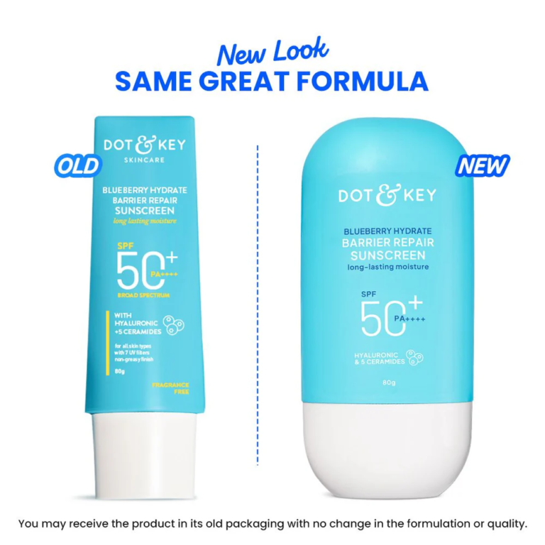 Dot & Key Blueberry Hydrate Barrier Repair Sunscreen SPF 50+ PA++++, 80 g