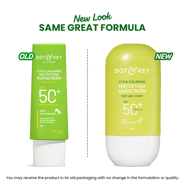Dot & Key Cica Calming Mattifying Sunscreen SPF 50+ PA++++, 80 g