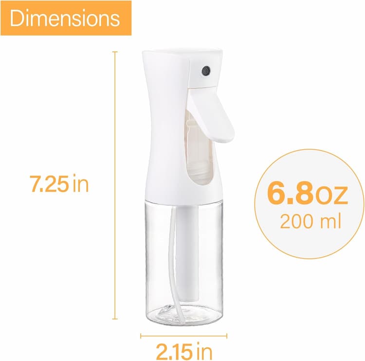 Continued Mist Hairdressing Spray Bottle, 200 ml- White 4 Continued Mist Hairdressing Spray Bottle, 200 ml- White - Image 4