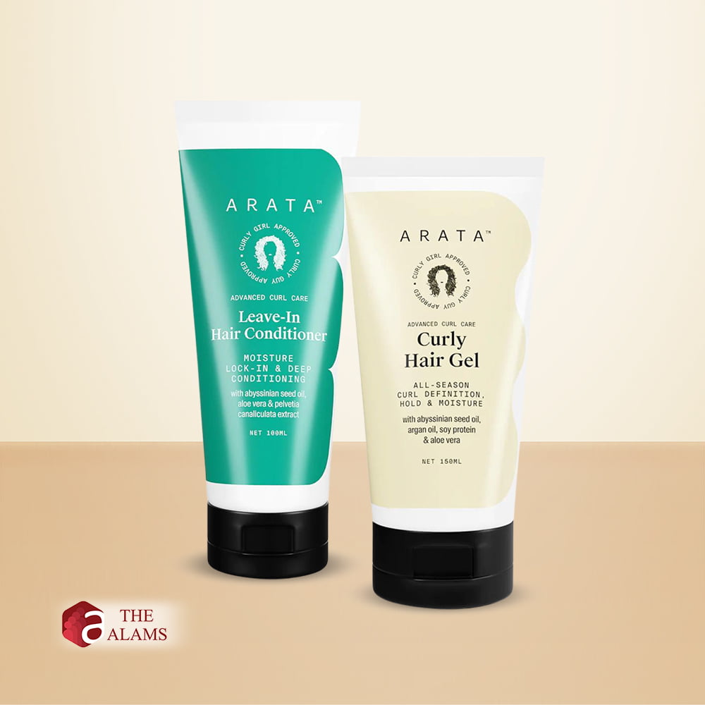 Arata Dry Curly Hair Duo (Leave in + Gel) 1 Arata Dry Curly Hair Duo (Leave in + Gel)