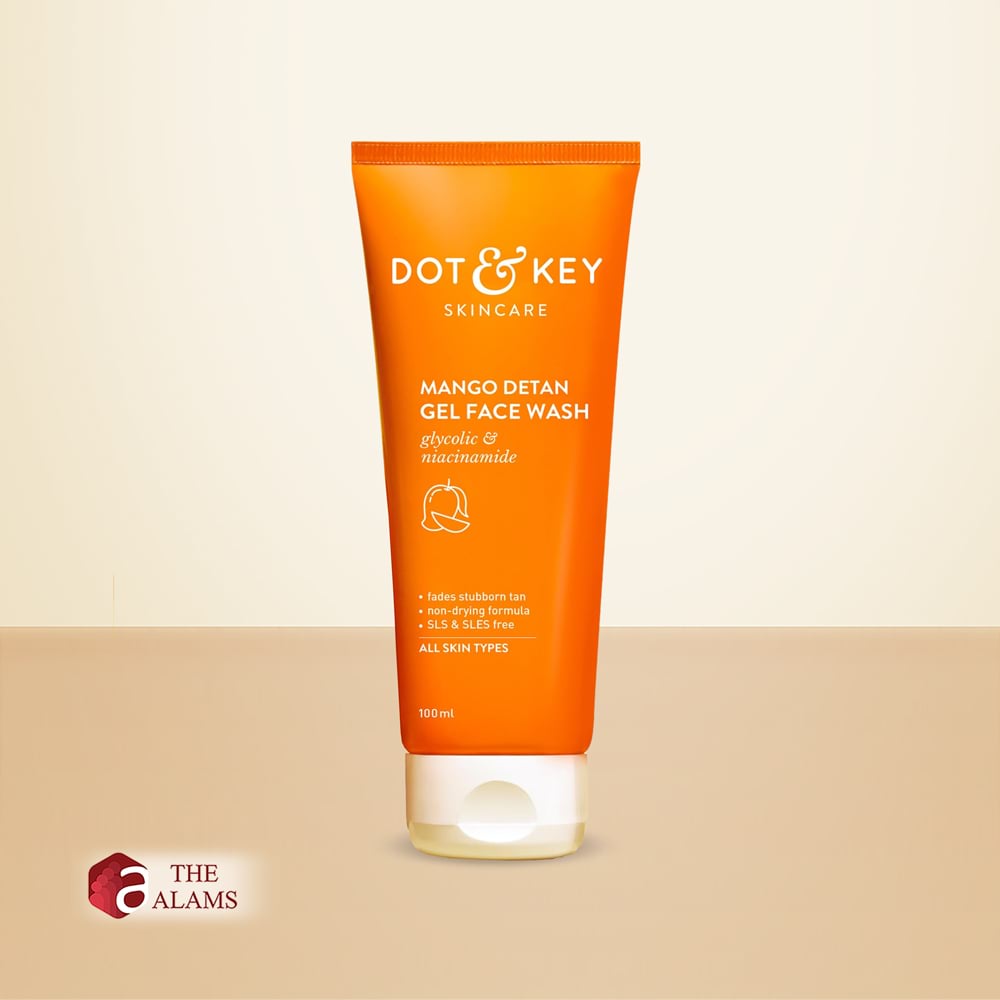 Dot & Key Mango Detan Gel Face Wash, 100 ml 1 Dot & Key Mango Detan Gel Face Wash, 100 ml