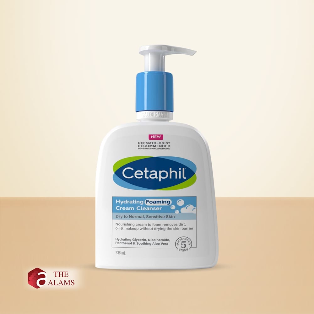 Cetaphil Hydrating Foaming Cream Cleanser For Dry To Normal Sensitive Skin, 236 ml 1 Cetaphil Hydrating Foaming Cream Cleanser For Dry To Normal Sensitive Skin, 236 ml
