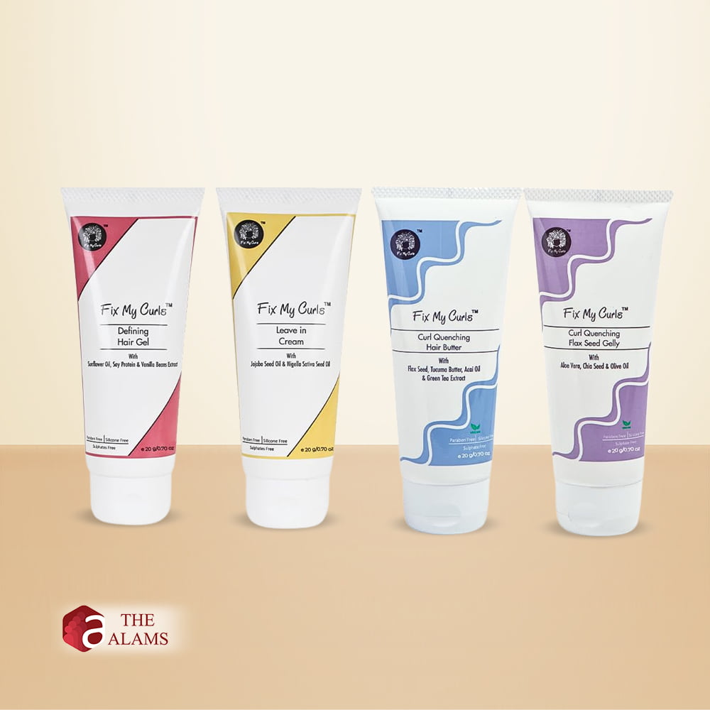Fix My Curls Sampler Set, 20 ml x 4 1 Fix My Curls Sampler Set, 20 ml x 4