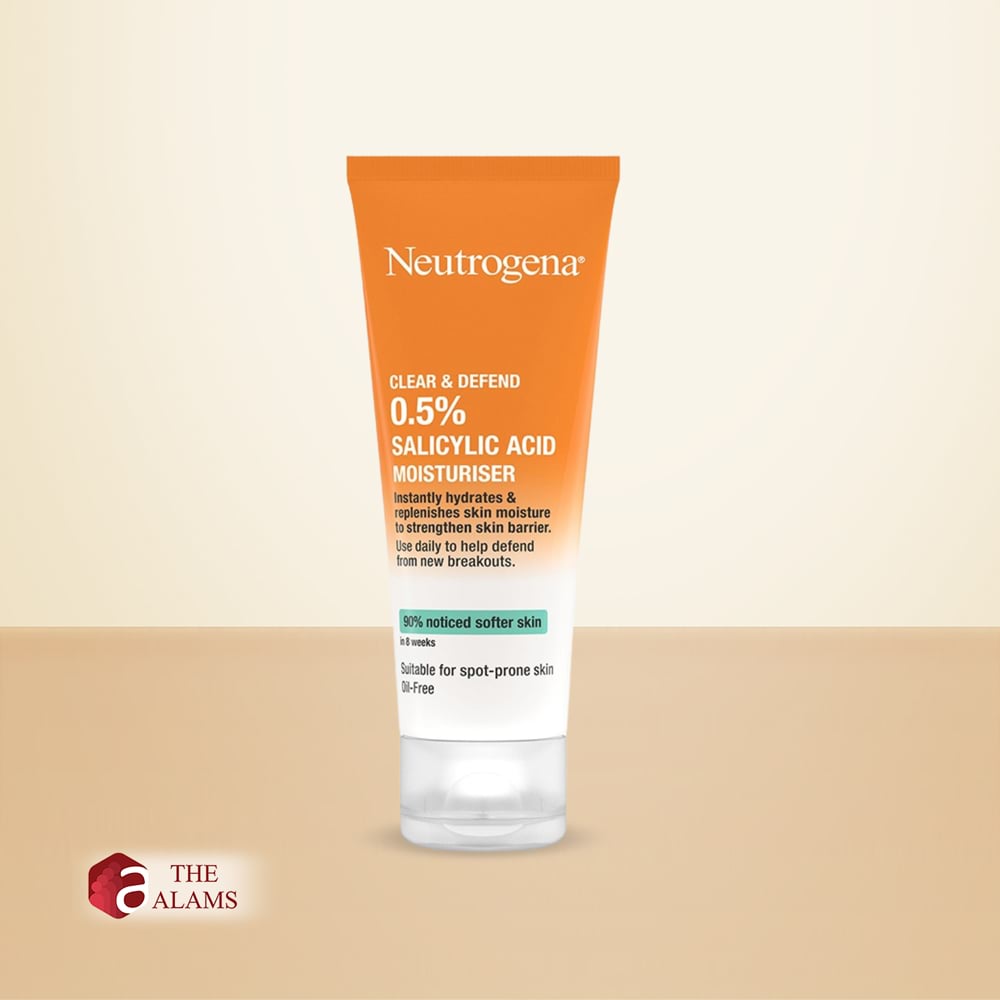 Neutrogena Clear And Defend 0.5% Salicylic Acid Moisturiser For Acne Prone Skin, 50 ml 1 Neutrogena Clear And Defend 0.5% Salicylic Acid Moisturiser For Acne Prone Skin, 50 ml