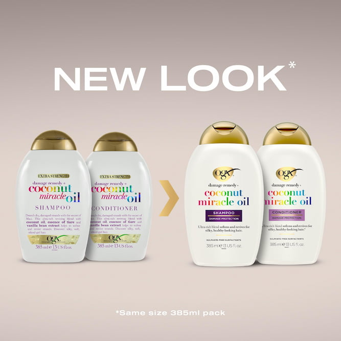 OGX Coconut Miracle Oil Hair Conditioner, 385 ml 4 OGX Coconut Miracle Oil Hair Conditioner, 385 ml - Image 4