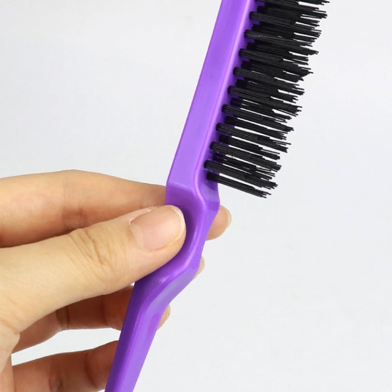 Edge Control Hair Brush For Baby Hair & Precision Styling, Purple