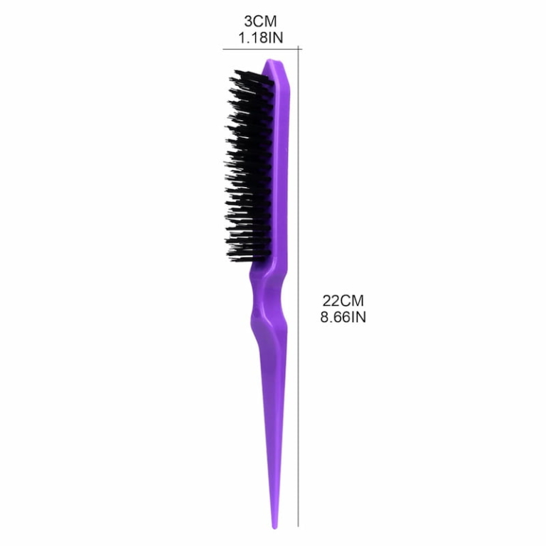 Edge Control Hair Brush For Baby Hair & Precision Styling, Purple