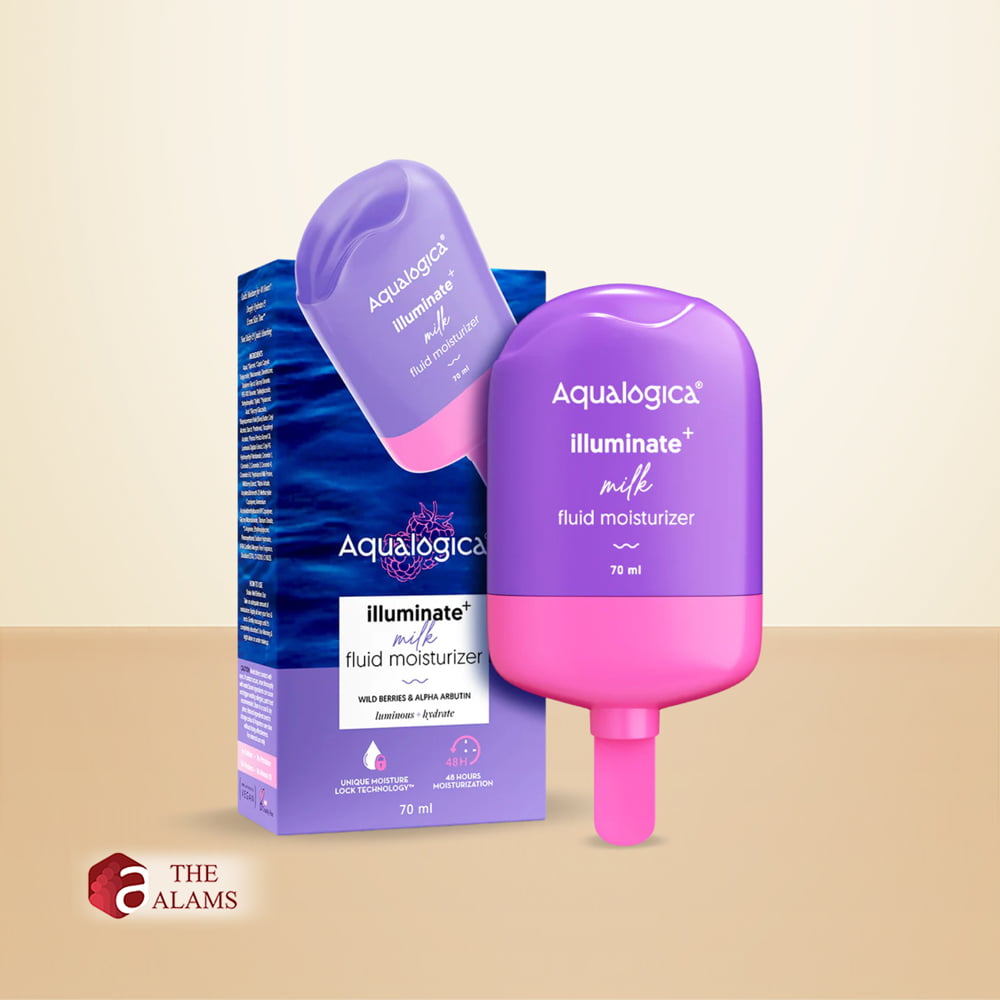 Aqualogica Illuminate+ Milk Fluid Moisturizer For Dry Skin, 70 ml 1 Aqualogica Illuminate+ Milk Fluid Moisturizer For Dry Skin, 70 ml