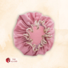 Double Layer Waterproof Shower Cap, Baby Pink 6 Double Layer Waterproof Shower Cap Baby Pink
