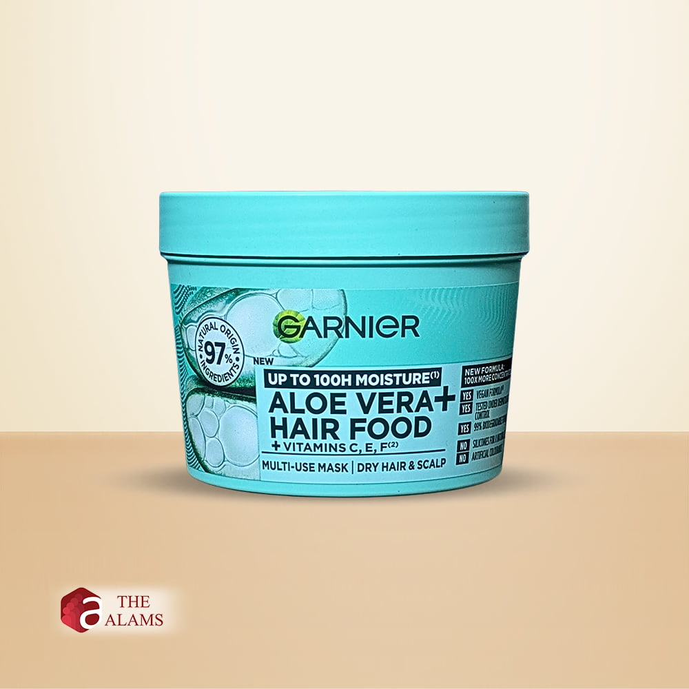 Garnier Hair Food Aloe Vera 3 In 1 Hair Mask For Dehydrated Hair, 400 ml 1 Garnier Hair Food Aloe Vera 3 In 1 Hair Mask For Dehydrated Hair, 400 ml