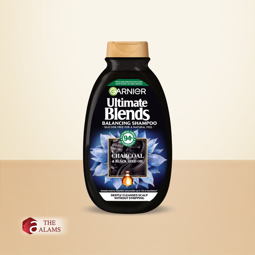 Garnier Charcoal And Black Seed Oil Balancing Shampoo, 300 ml 1 Garnier Charcoal And Black Seed Oil Balancing Shampoo, 300 ml