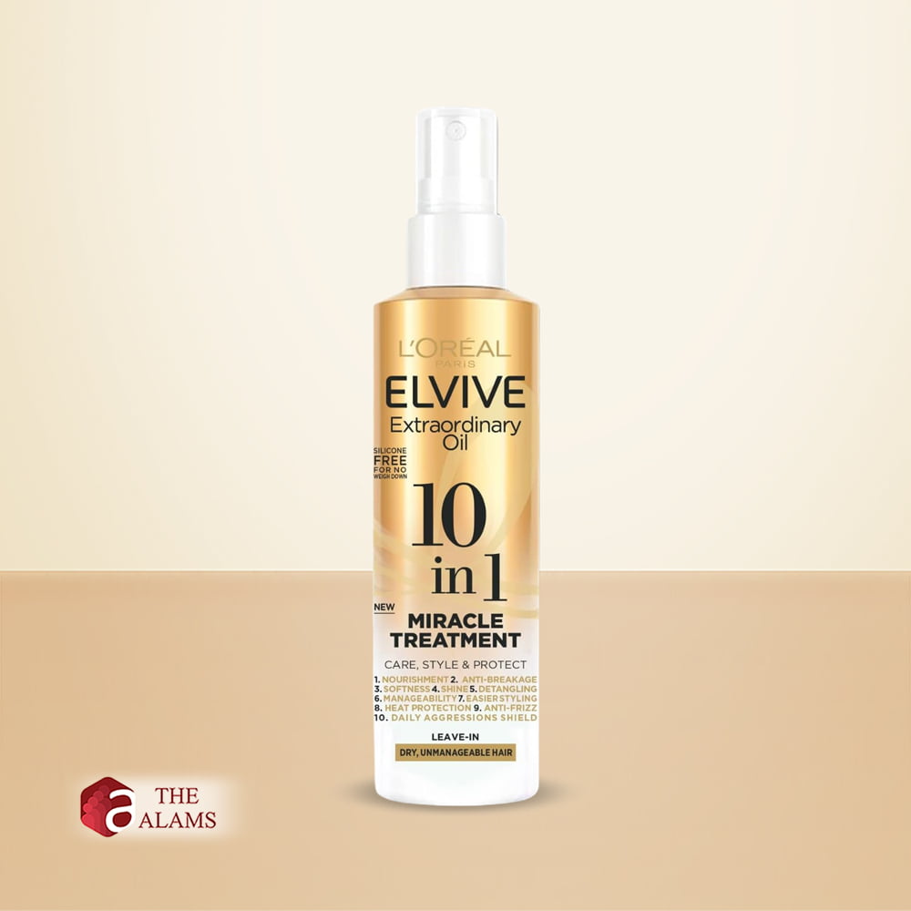 Loreal Extraordinary Oil 10 In 1 Miracle Leave In Hair Treatment, 150 ml 1 Loreal Extraordinary Oil 10 In 1 Miracle Leave In Hair Treatment, 150 ml