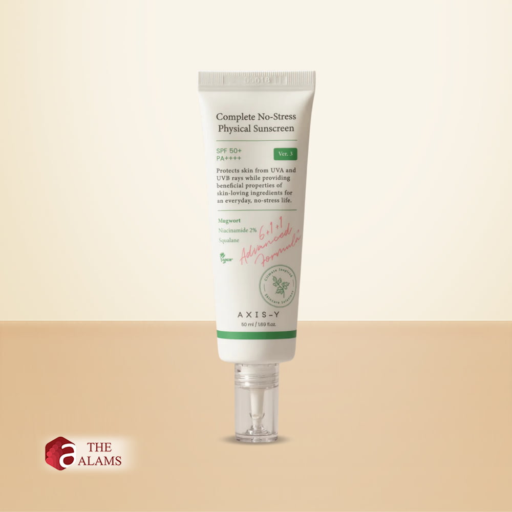 AXIS-Y Complete No Stress Physical Sunscreen SPF 50+ PA+++, 50 g 1 AXIS-Y Complete No Stress Physical Sunscreen SPF 50+ PA+++, 50 g