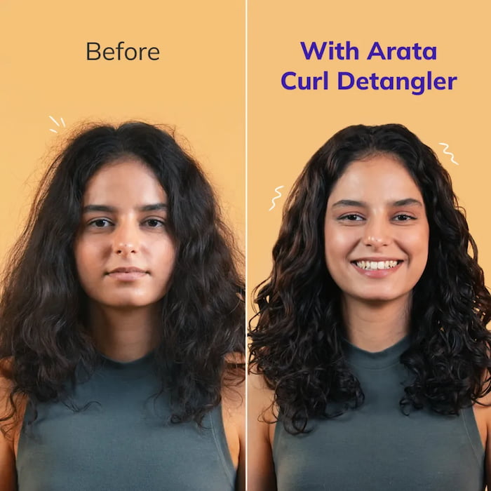 Arata Curl Care Hair Detangler Refresh Spray, 100 ml 2 Arata Curl Care Hair Detangler Refresh Spray, 100 ml - Image 2