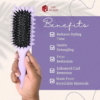 Defined Curl Styling Hair Brush, Lavender 9 Defined Curl Styling Hair Brush Lavender 3 1