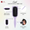 Defined Curl Styling Hair Brush, Lavender 10 Defined Curl Styling Hair Brush Lavender 4