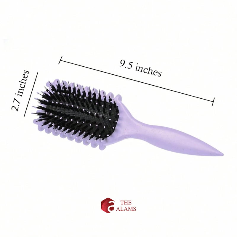 Defined Curl Styling Hair Brush, Lavender 5 Defined Curl Styling Hair Brush, Lavender - Image 5