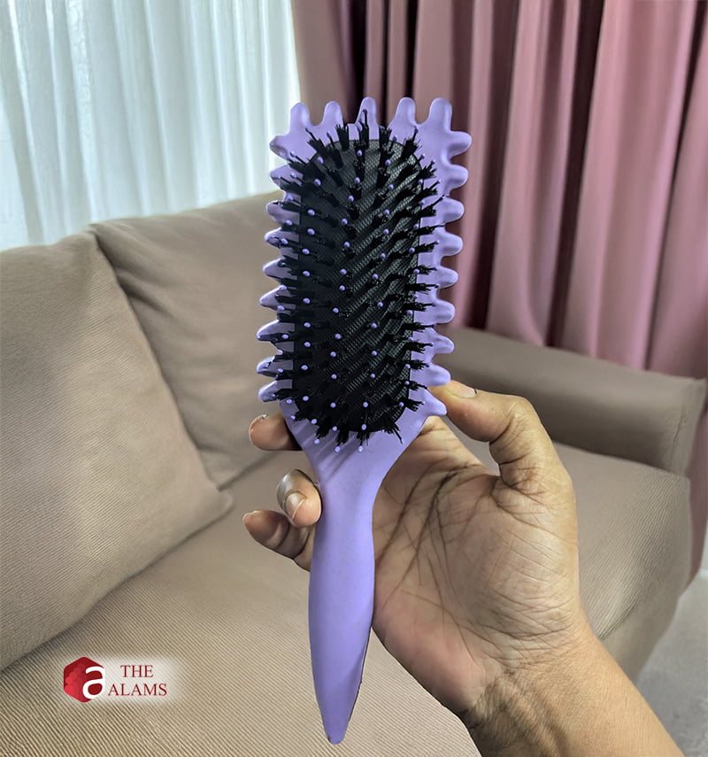 Defined Curl Styling Hair Brush, Lavender 7 Defined Curl Styling Hair Brush, Lavender - Image 7
