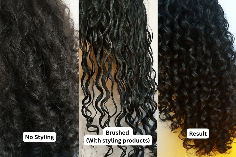 Defined Curl Styling Hair Brush, Lavender 2 Defined Curl Styling Hair Brush, Lavender - Image 2