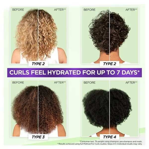 Garnier Method For Curls Deep Conditioning Hair Mask, 370 ml 3 Garnier Method For Curls Deep Conditioning Hair Mask, 370 ml - Image 3
