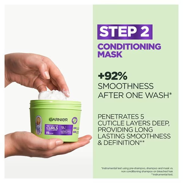 Garnier Method For Curls Deep Conditioning Hair Mask, 370 ml 2 Garnier Method For Curls Deep Conditioning Hair Mask, 370 ml - Image 2