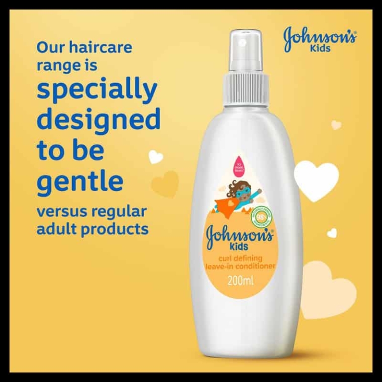 Johnson's Kids Curl Defining Leave In Conditioner, 200 ml