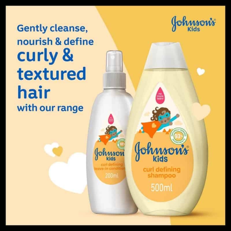 Johnson's Kids Curl Defining Shampoo, 500 ml