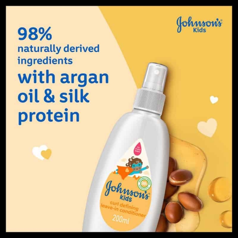 Johnson's Kids Curl Defining Leave In Conditioner, 200 ml